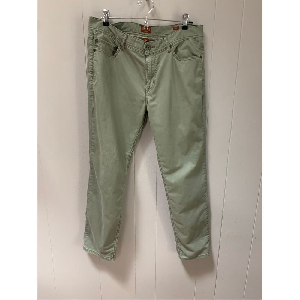 Red Ale by Alesbury Corduroy Pants Mens 32/30 Olive Green Slim Fit